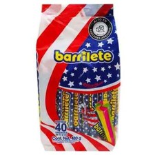 Barrilete Chewy Candy  40 sticks -Caramelo Blando Masticable Sabor a Tutti F.