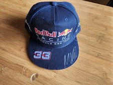 Gorra Puma Max Verstappen Autografiada Red Bull Fórmula 1. Certificado JSA