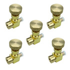 1/8" NPT Male * 1/8" NPT Female Brass Needle Valve 1000 Psi 5Pcs