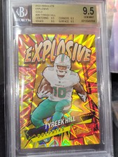 🌟 2022 Absolute Tyreek Hill #28 GOLD Explosive #/10 TRUE BGS 9.5 POP 1