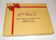 Anes BABY HANDPRINT KIT, FOOTPRINT KIT Unisex Keepsake Frame Baby Shower Wishes