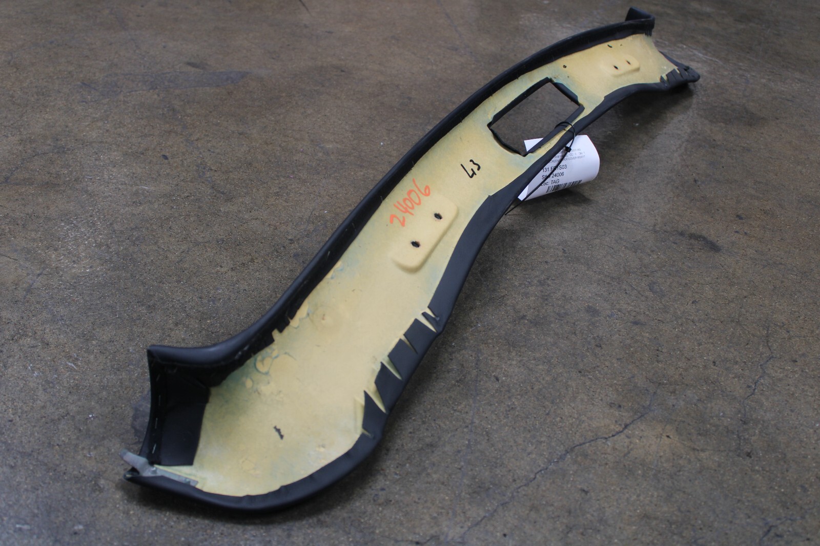 Ferrari 360 Spider, Upper Windscreen Cover Black, Leather, Dmg, Used, 66301700