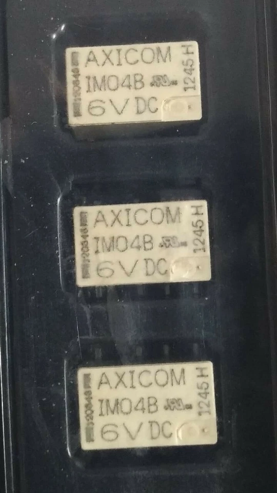 IM04B 6V DC AXICOM/TE MAKE X 100PCs RELÉ DE TELECOMUNICACIONES Foto 2 de 2