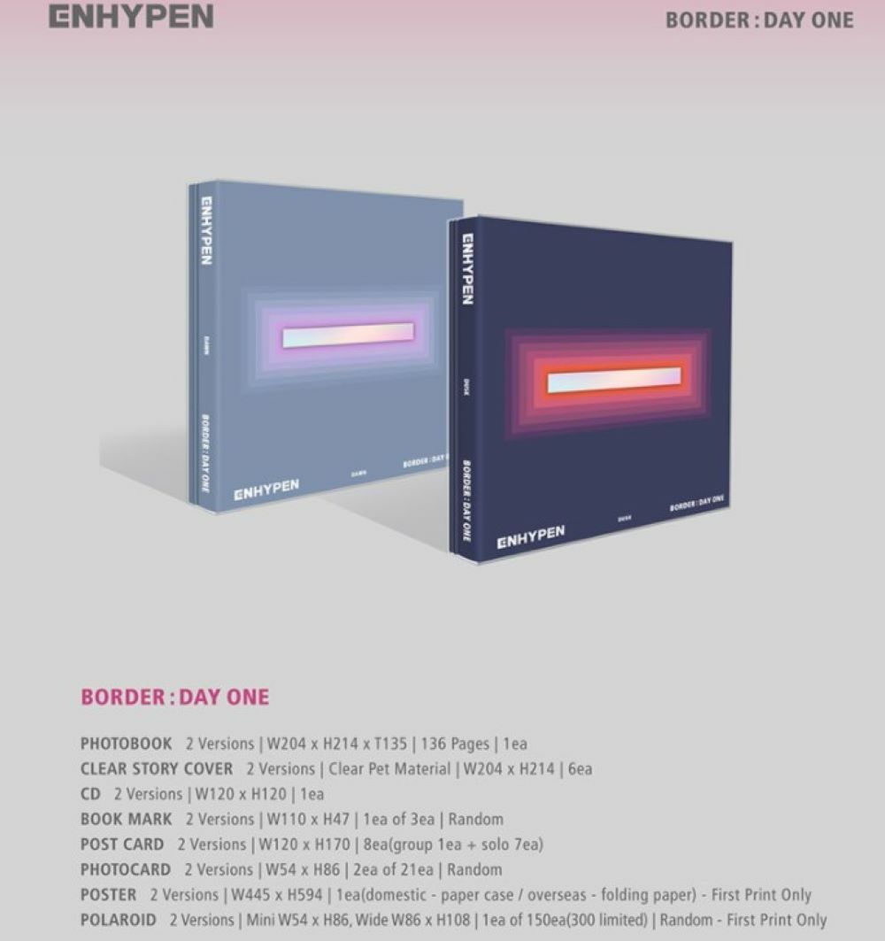 ENHYPEN CDアルバムセット Amazon.com: ENHYPEN Border Day One Mini Album Vol.1 Dusk version