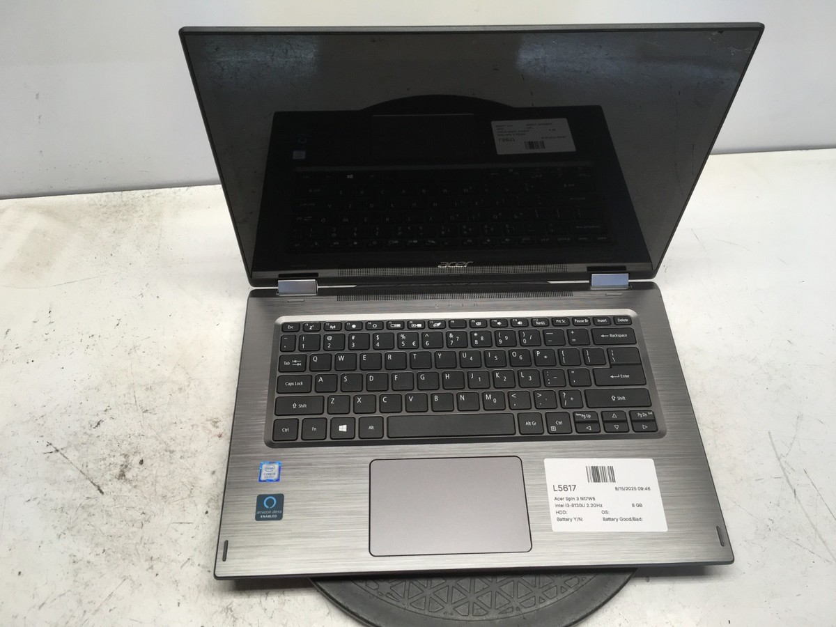 Acer Spin 3 N17W5 Intel i3-8130U 2.2GHz 8 GB NO HDD SCREEN DMG | eBay