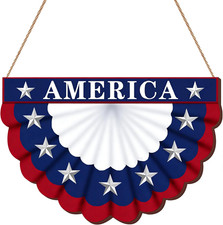 4Th of July Wreath Patriotic Decorations Patriotic Wreaths for Front Door Hangin