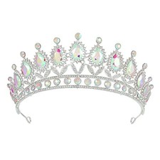 Kamirola Crystal Tiara Crown Headband for Women, Wedding  Party TR21 