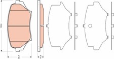 Bremsbelagsatz Vorne für Mazda Mx-5 III NC 05-14