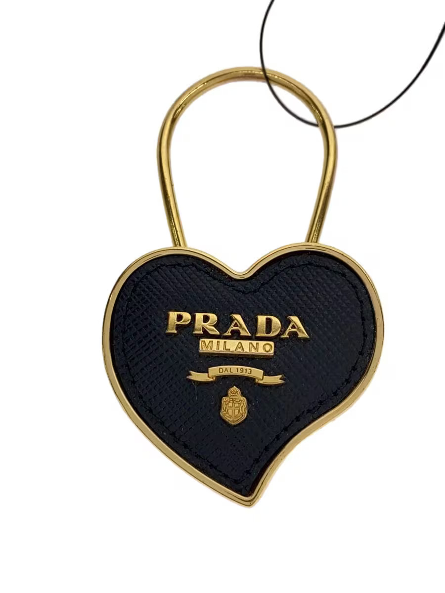 PRADA GLD Plated Keychain for Women