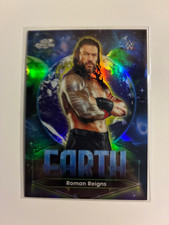 2026 Topps Cosmic Chrome WWE Roman Reigns PPE-6 Planetary Pursuit Earth SSP