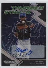 2022 Panini Prizm Draft Picks Thunderstruck Silver Elijah Green #TH-EG Auto 0u66