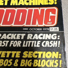 Popular Hot Rodding Magazine Oct/1978/ Mean Street Machines /Bracket Racing F14C