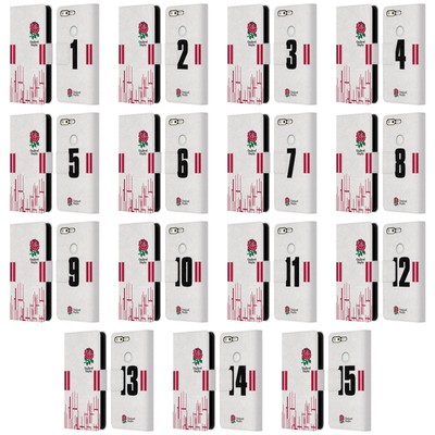 ENGLAND RUGBY UNION 2022/23 PLAYERS HOME KIT LEATHER BOOK CASE FOR GOOGLE PHONES