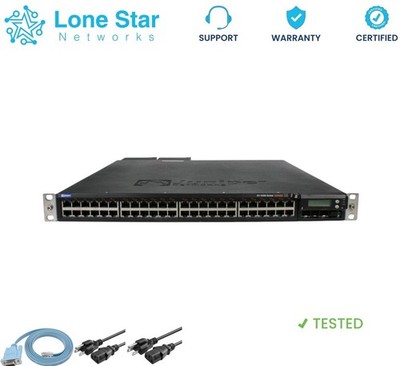 Juniper EX4200-48PX Gigabit PoE+ Ethernet Network Switch 2x 930W AC