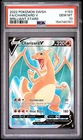 2022 POKEMON SWORD & SHIELD BRILLIANT STARS #153 FULL ART/CHARIZARD V PSA 10