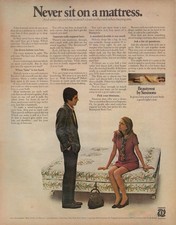 Beautyrest by Simmons Mattress How to Buy A Mattress Vintage Print Ad 1970