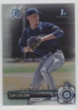 2017 Bowman Draft Chrome Refractor Sam Carlson #BDC-184 0wp8