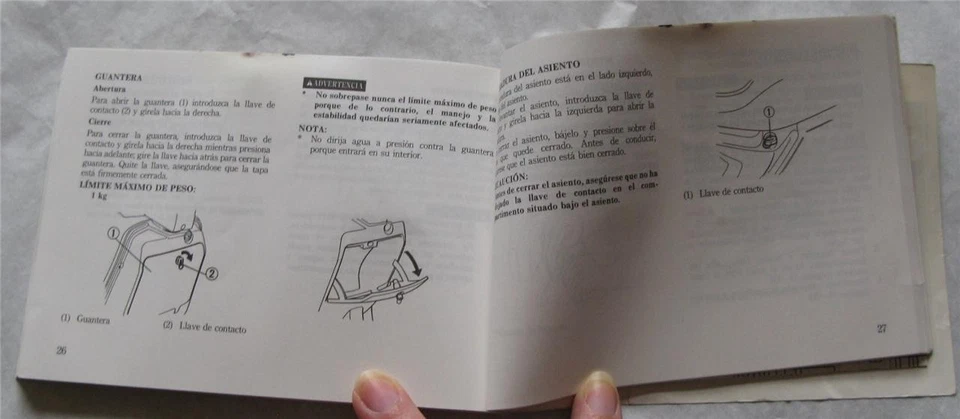 HONDA NH80 Motorcycle Owners Handbook 1988 #37GC8600 Multi-Lingual - Image 4 of 4