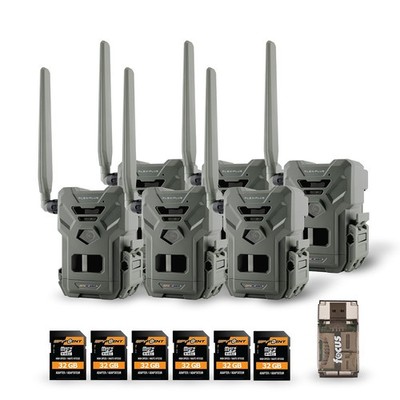 SPYPOINT Flex-Plus 1080p Cellular Trail Camera Bundle with Accesories (13 items)