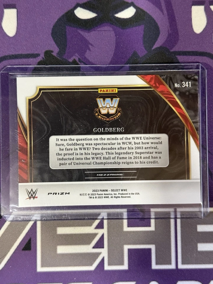 2023 Panini Select WWE Goldberg Silver Mezzanine - Image 2 of 2