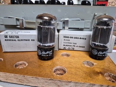 G.E 6as7ga Electron Tube Matching Set TV-7D/U Tested
