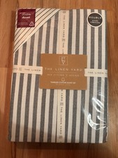 The Linen Yard Hebden Stripe Double Duvet Set - Inc. 2 Pillow Cases - Grey