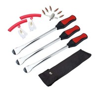 Reifenmontierhebel Set 31Cm Stahl + Felgenschutz Universal FüR E-Scooter