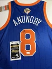 OG Anunoby Signed Jersey New York Knicks NBA Finals Patch Autographed JSA COA