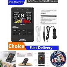 Rechargeable 3-in-1 Tuner Metronome Tone Generator with 2.5-inch Color - AMT-600