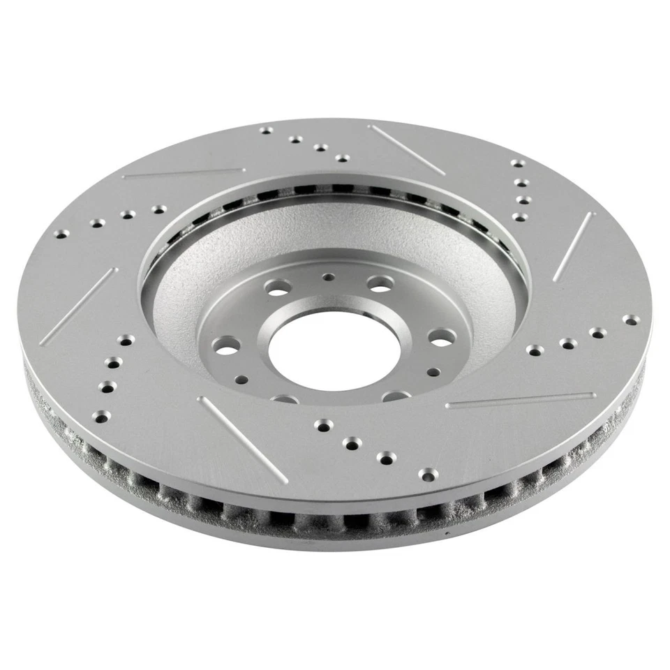 Front Ceramic Brake Pad Performance Rotor Kit w/Fluids w/ 17 Wheels w/Fluids - Image 4 of 4