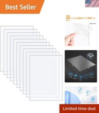 10 Pack 4x6 Clear Acrylic Sheets - Perfect for Art Displays Projects