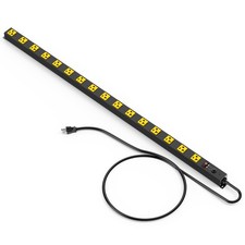 Long Metal 16 Outlet Power Strip, Heavy Duty Power Strips Surge Protection 48...