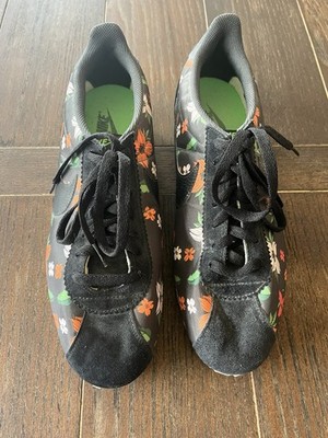 Size 11 -  Nike Cortez Nylon QS Aloha Pack Black/ Blk-Psn Green-Pnk 603274-003