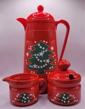 Waechtersbach Coffee Carafe and Creamer and Sugar Set