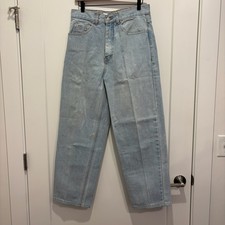 Vintage Wrangler Light Wash Jeans Made in USA 100 Cotton Denim Straight Leg 32
