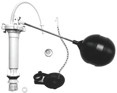 Danco 80816 Complete Toilet Repair Kit Fill Valve, Flapper, Rod, Float