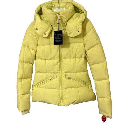 Mackage Madalyn-TR Women s Down Jacket Pale Lime Detachable Hood Size XS