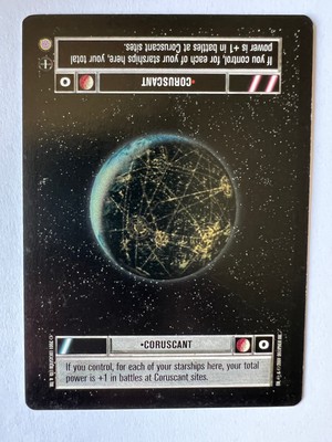 Star Wars CCG CORUSCANT Singles Common/Uncommon DS Dark Side [choose card]