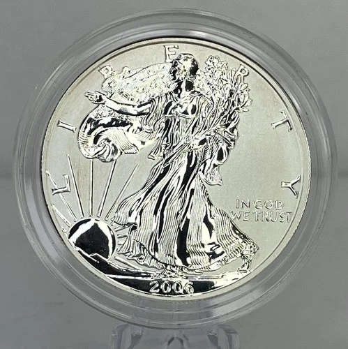 2006 P Reverse Proof Silver Eagle 1 oz .999 ASE w Capsule