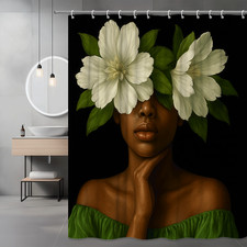 Elegant Floral Shower Curtain for Modern Bathrooms