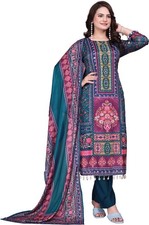 Women Viscose Rayon Kurta Pant Dupatta Set