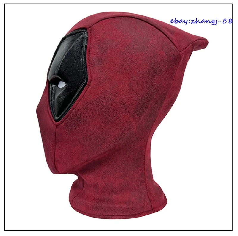 New Higher Quality Deadpool Mask Cosplay Wade Wilson Red Mask Helmet Halloween - Image 2 of 4