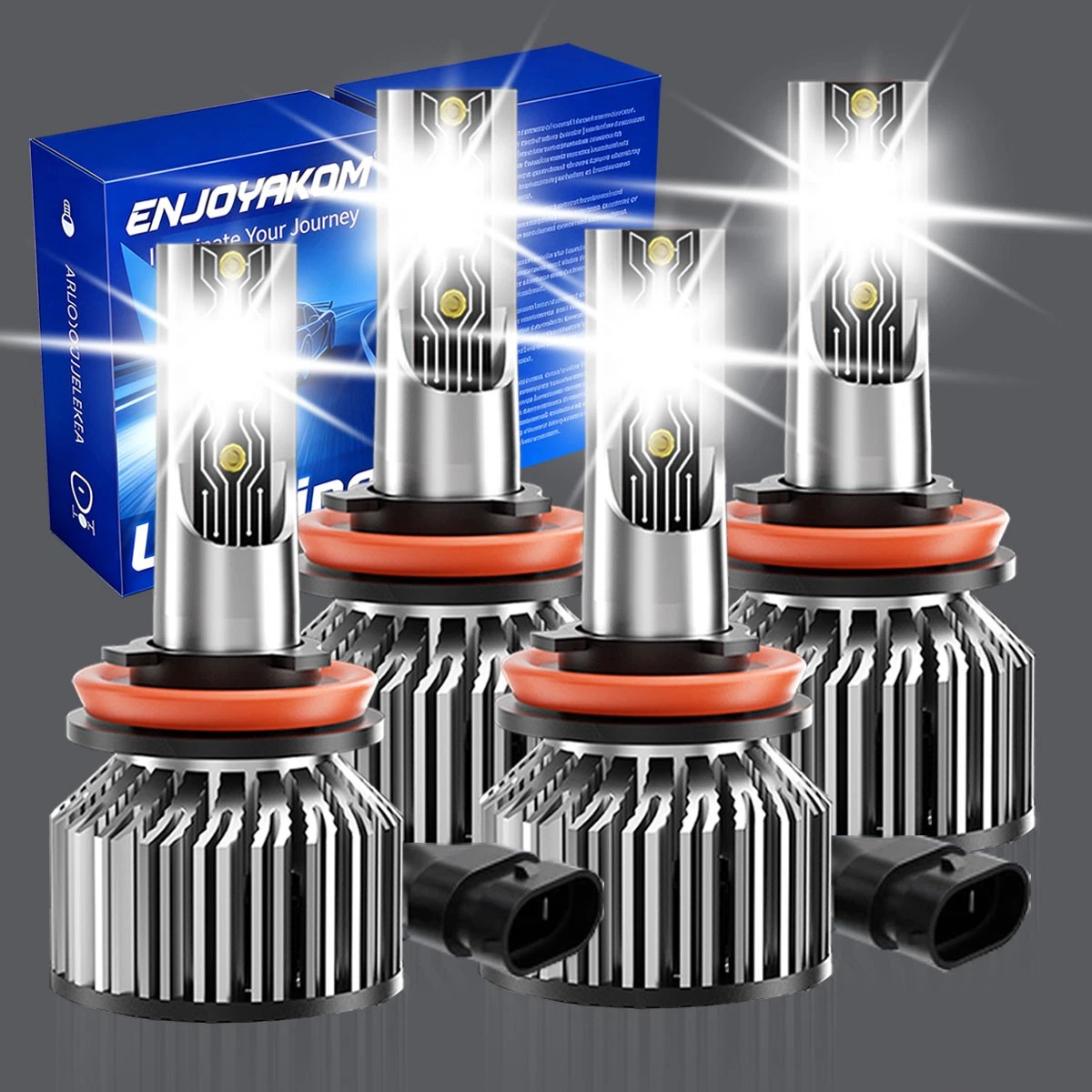 For Chevy Silverado 1500 2500 HD 2023-2026 LED Headlight Hi/Lo Beam Bulbs 6500K