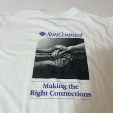 VTG Sun Microsystems Connect Making The Right Connection T-Shirt L USA Single