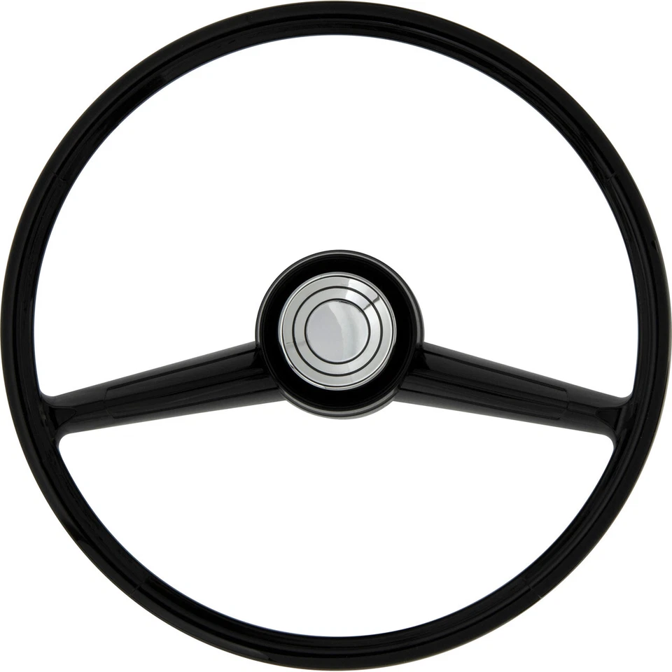 American Retro 15" Steering Wheel w/ Horn Button for 1960-1966 Chevrolet Truck - Image 2 of 4