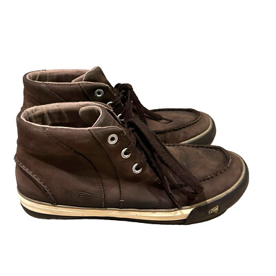 Keen Timmons Men’s Brown Leather high ankle chukka boots Size 10.5 KEEN Timmons Chukka Boots Size 11 Brown Leather Lace Up  main image 2
