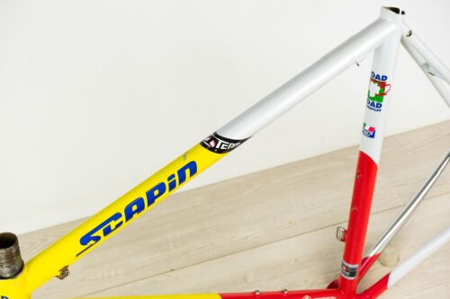 SCAPIN KS PRO VINTAGE RAHMEN 52 53 RENNRAD STAHL TEAM COLUMBUS NEMO CARBON LOOK - Bild 16 von 24