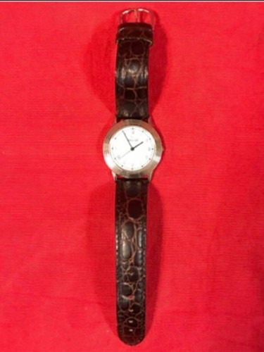 JAGUAR Silver Dial Brown Crocordile Embossed Strap Analog Quartz Men's Watch - Picture 2 of 8