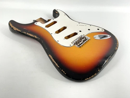 MJT OfficialCustom Vintage Aged Nitro Guitar Body Mark Jenny VTS 1pc Alder Burst
