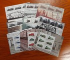 Croatia 2008/2024, Railway - Locomotives, Complete series of 9 mini sheets